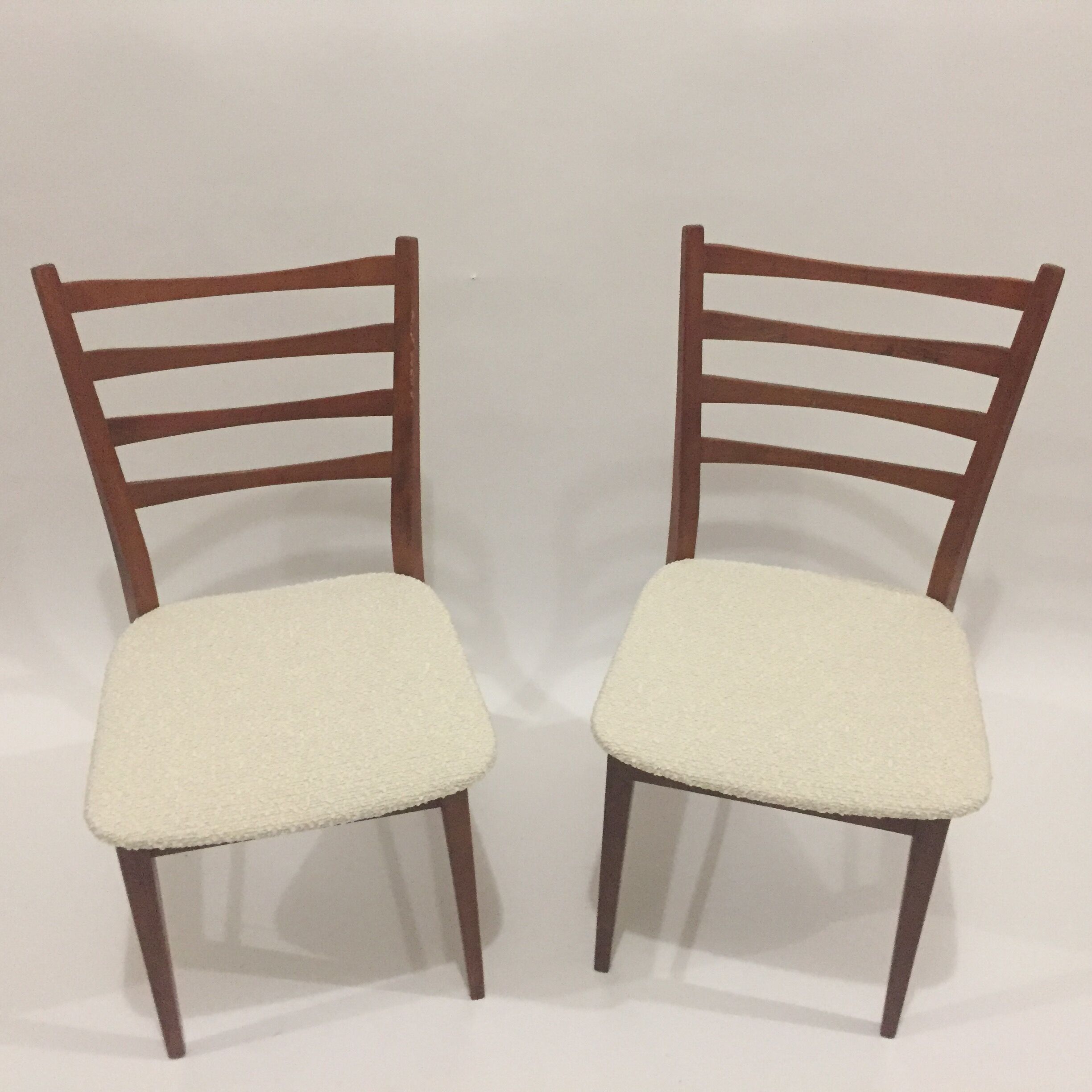Reupholstered Scandinavian chairs