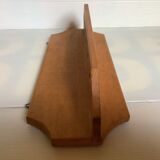 Wooden wall pipe door