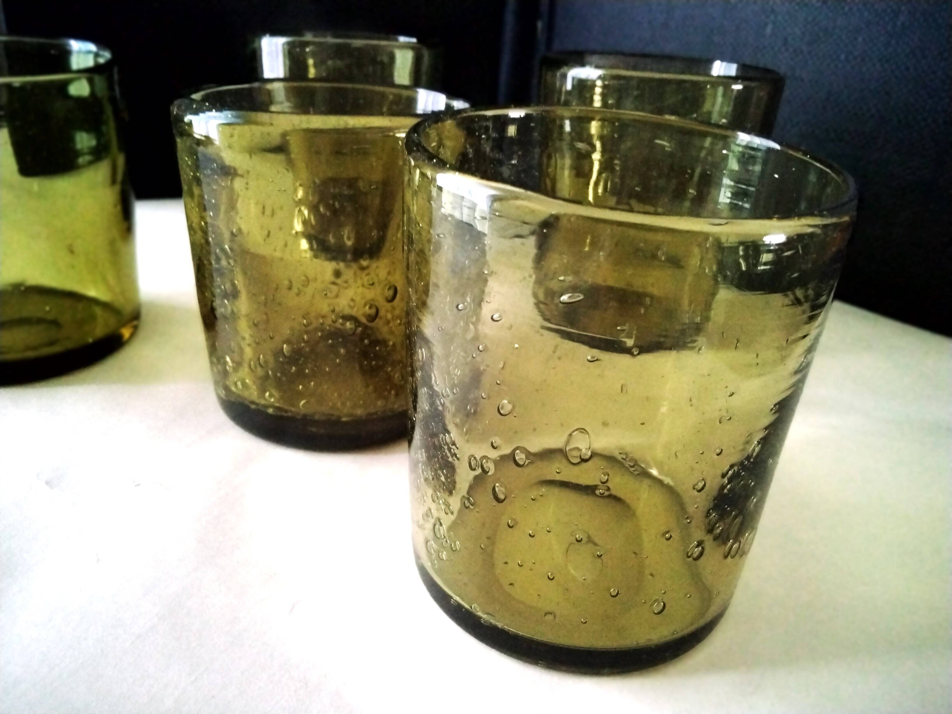 5 Biot bubble glass whiskey glasses?
