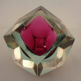 Italian Sommerso Murano Glass Ashtray by Flavio Poli, 1960s