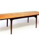 Narrow 1960s Danish Extending Table In Teak By Arne Hovmand Olsen