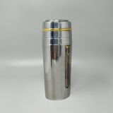 1970s Gorgeous Cocktail Shaker in Gold 24K and Stainless Steel With Ice Buc