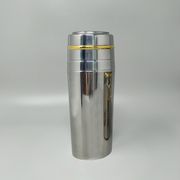 1970s Gorgeous Cocktail Shaker in Gold 24K and Stainless Steel With Ice Buc