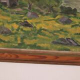 Original Swedish Oil on Panel – “Trees” by Gunnar Wärn – Signed