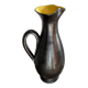 Black and yellow vase 60s Pol Chambost style