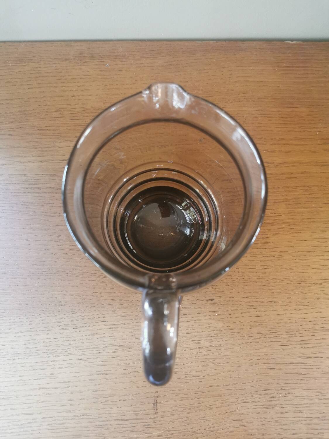 Vintage glass pitcher