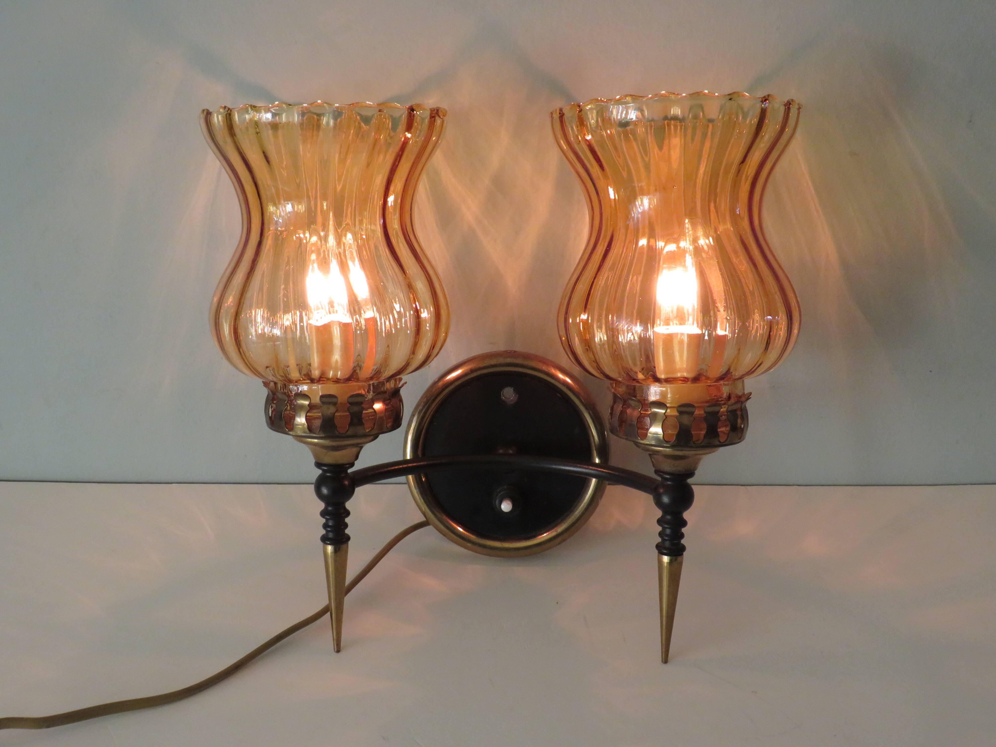 Italian wall lamp from the 1950s