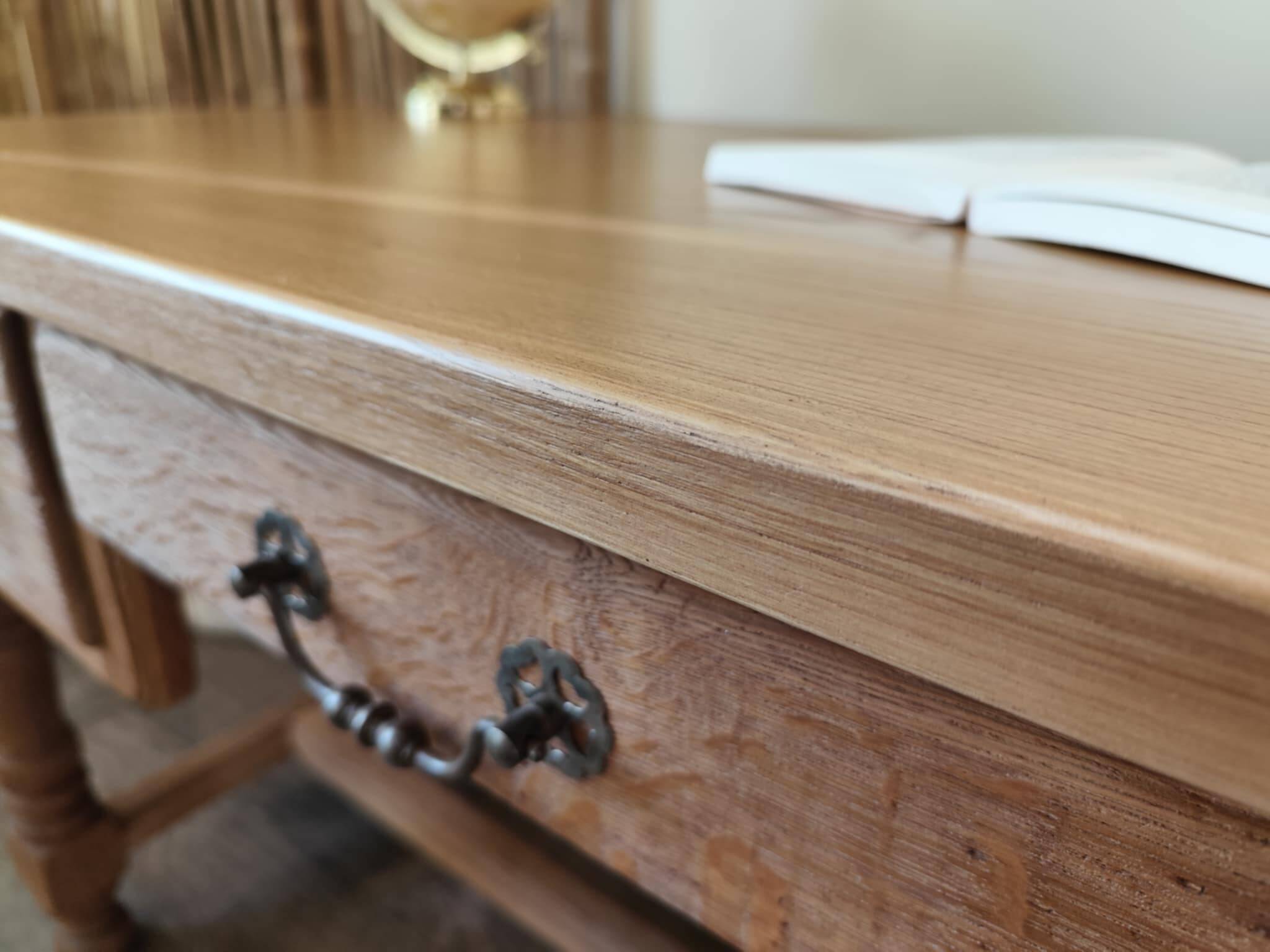 Solid oak desk