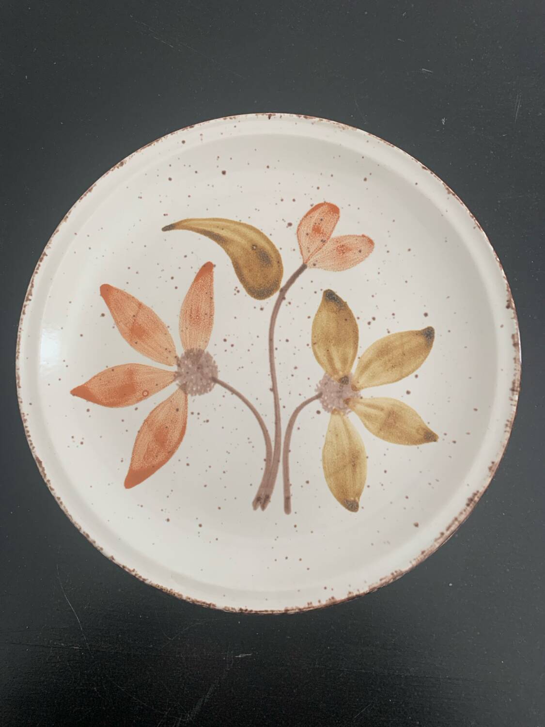 6 flat plates Gien France