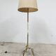 Bronze and white marble floor lamp 1960