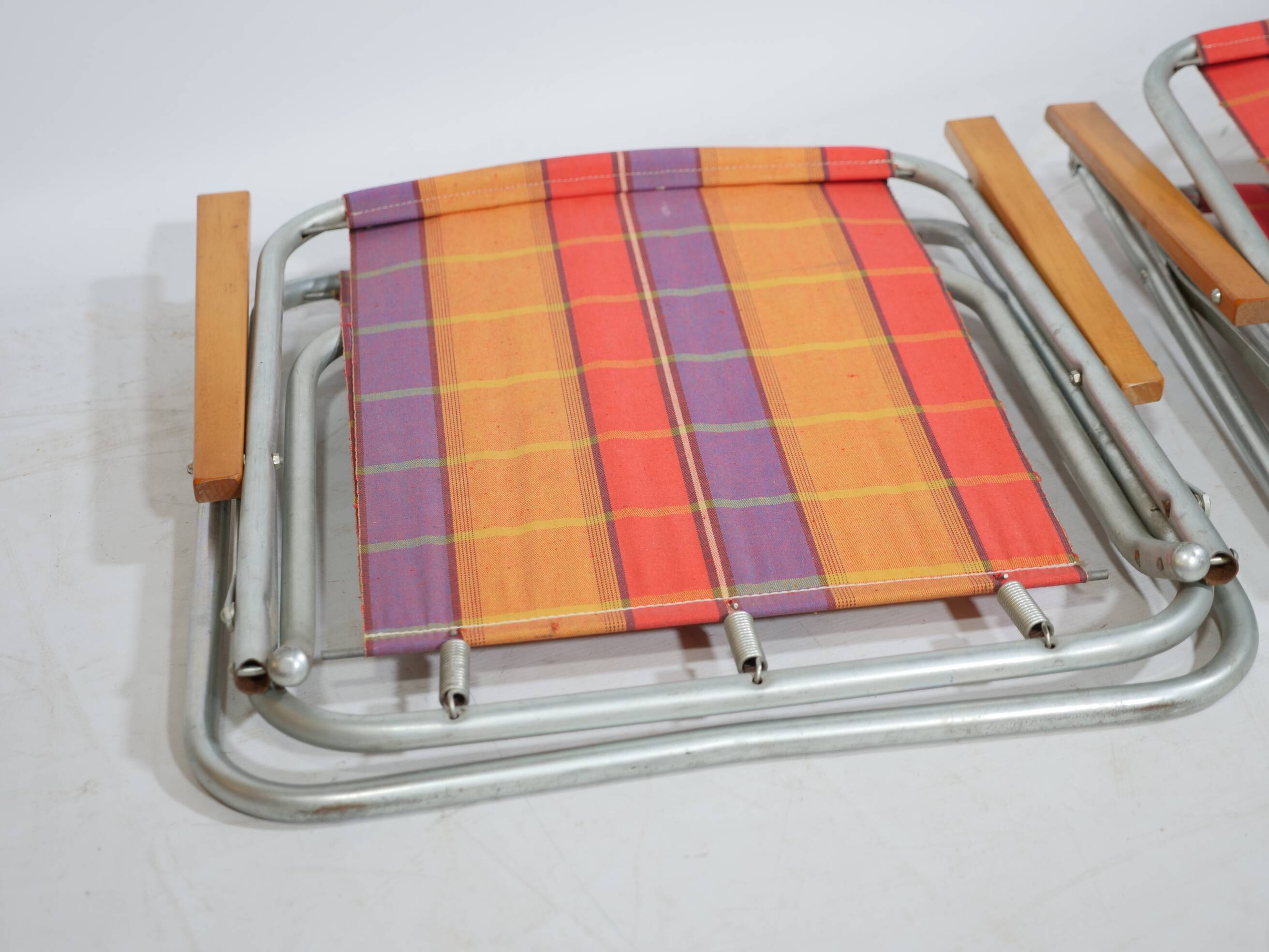 1960s Vintage Folding Camping Chairs