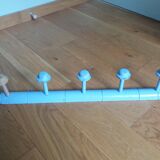 Bamboo coat rack 5 hooks