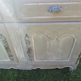 Low sideboard Louis XV patinated