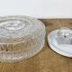 Vintage Glass Wall or Ceiling Light, 1970s
