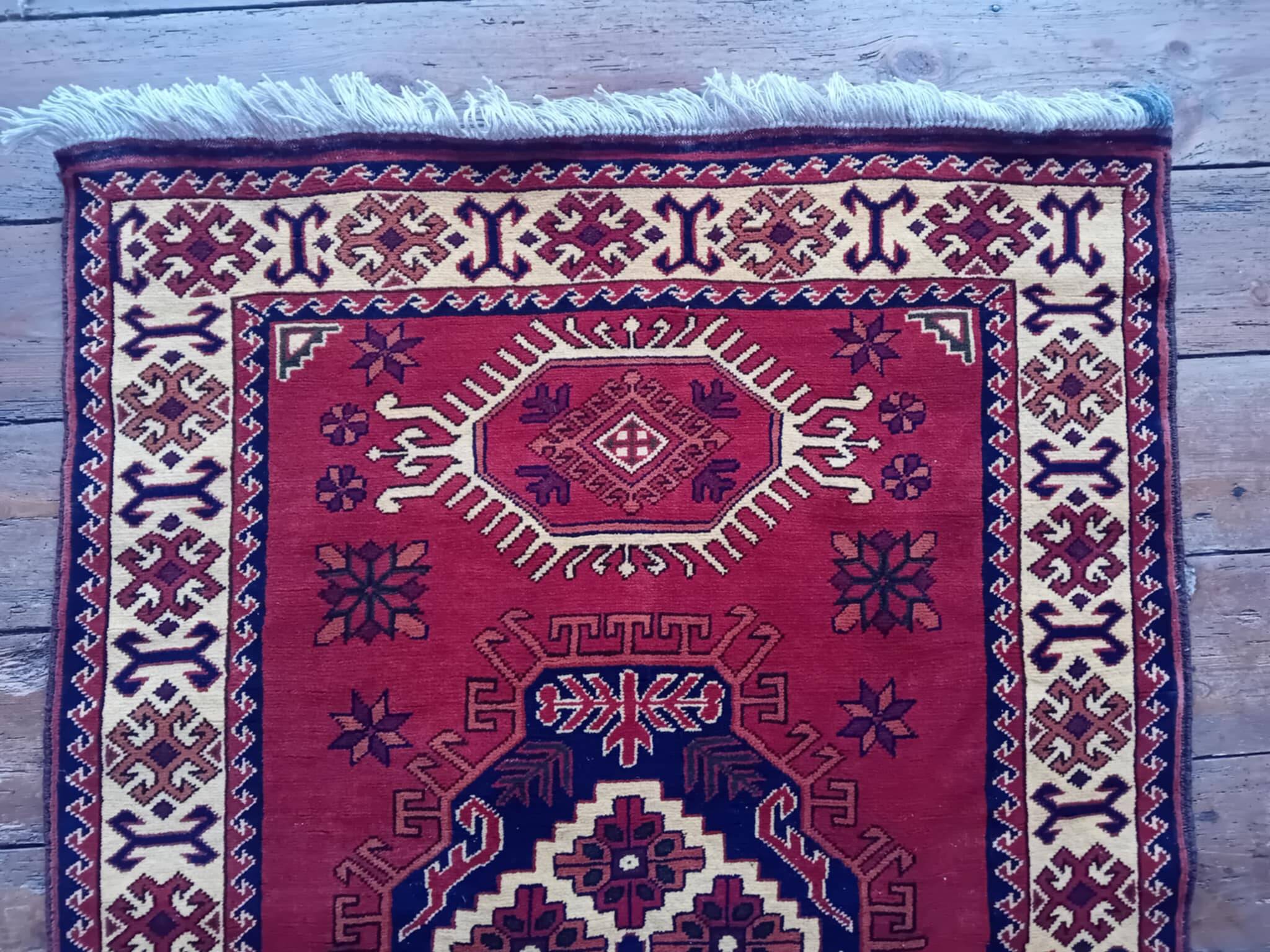 Handmade Afghan Karghai rug 146x105cm