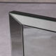 Vintage diamond-cut wall mirror, Italy 1980s