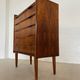 Vintage Danish mid-century modern rosewood chest of drawers by Henning Jørgensen 1959
