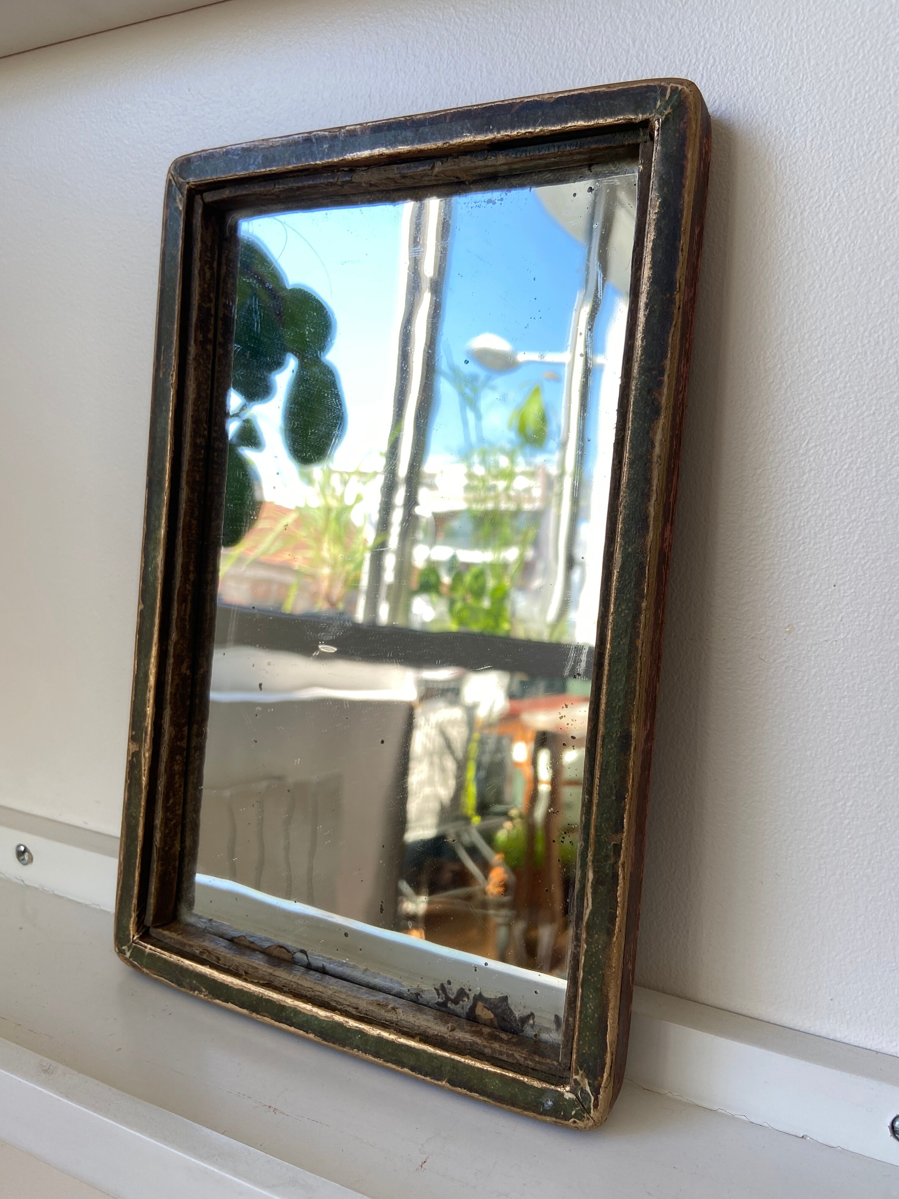 Mercury mirror 24 x 16 cm