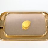 60s Cocktail Trays | Set of 2 | Gold Metal