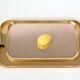 60s Cocktail Trays | Set of 2 | Gold Metal