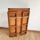 vintage folding librarian's shelf
