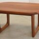 Table de salon design Niels Bach en teck deens 'Hansen'