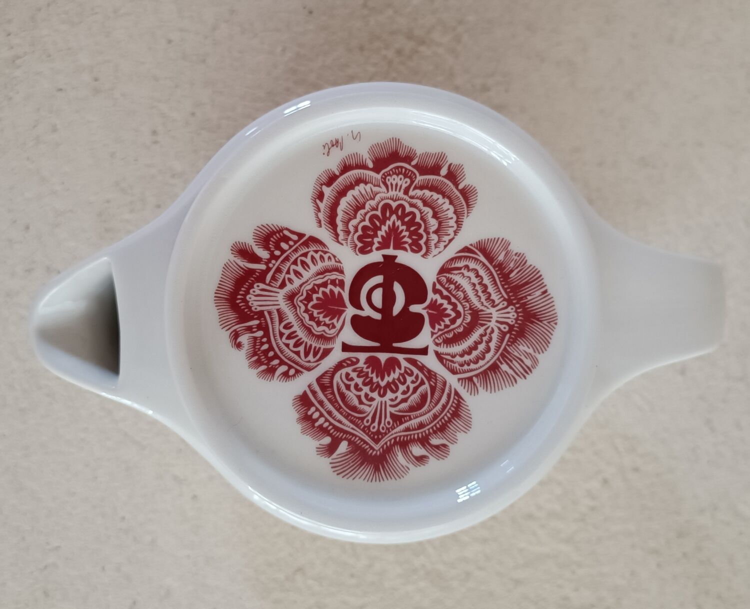 Teapot Sarreguemines Paoli