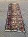 Long Persian Wool Runner Rug Burgundy Blue 70x240cm