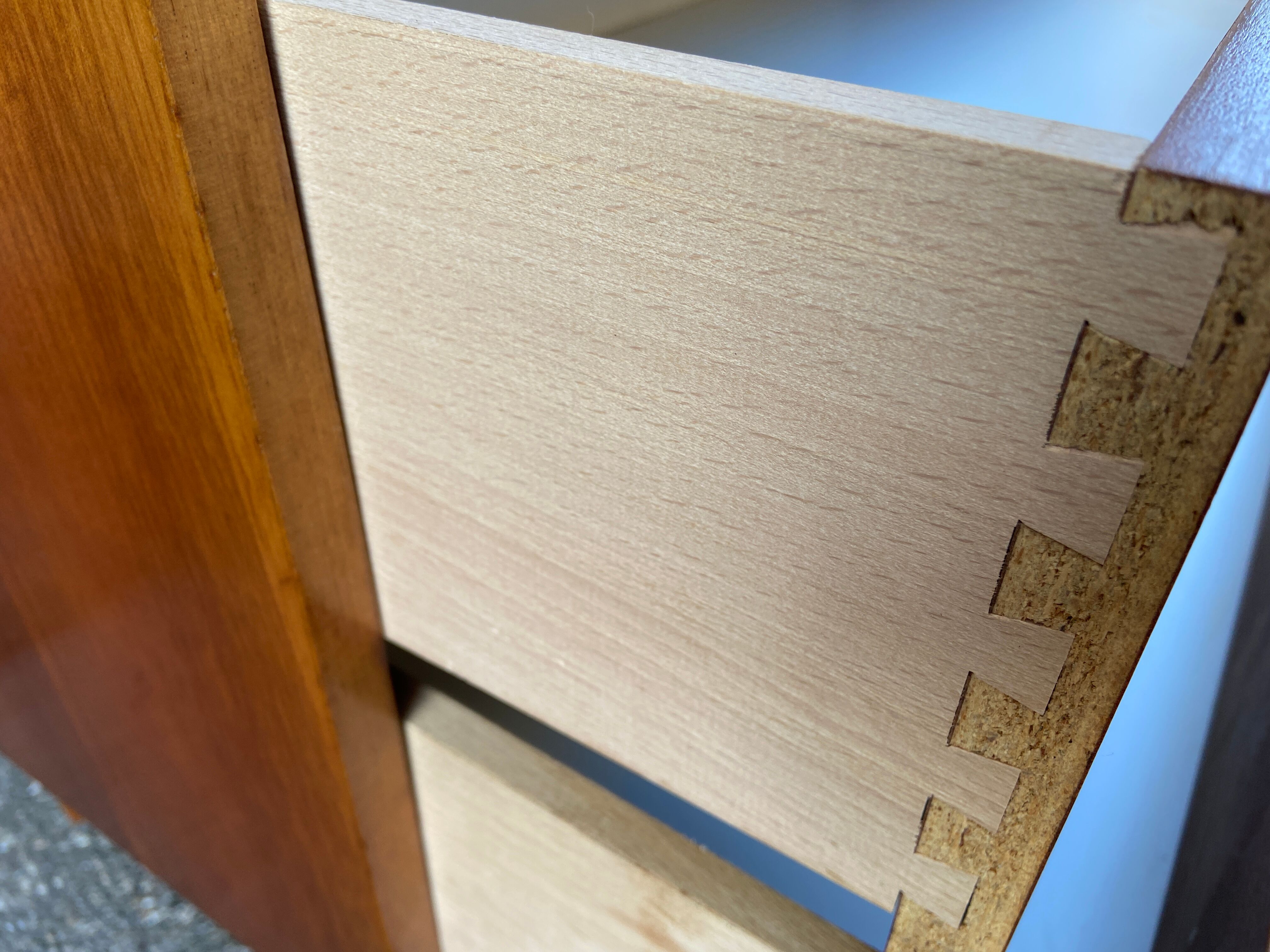 Vintage wooden chest of drawers 1960/1970