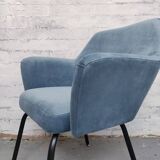 Velvet Armchair, 1960s