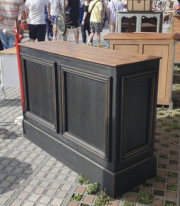 Comptoir ancien en bois