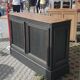 Antique wooden counter