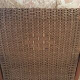 Bauhaus armchair in wood and rope by Erich Dieckmann