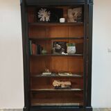 Showcase library cabinet of curiosities black Napoleon III