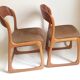 Pair of chairs Baumann sled feet 60s
