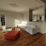 Ensemble Chauffeuse et Pouf "Plastics" - Design Piero Lissoni pour Kartell