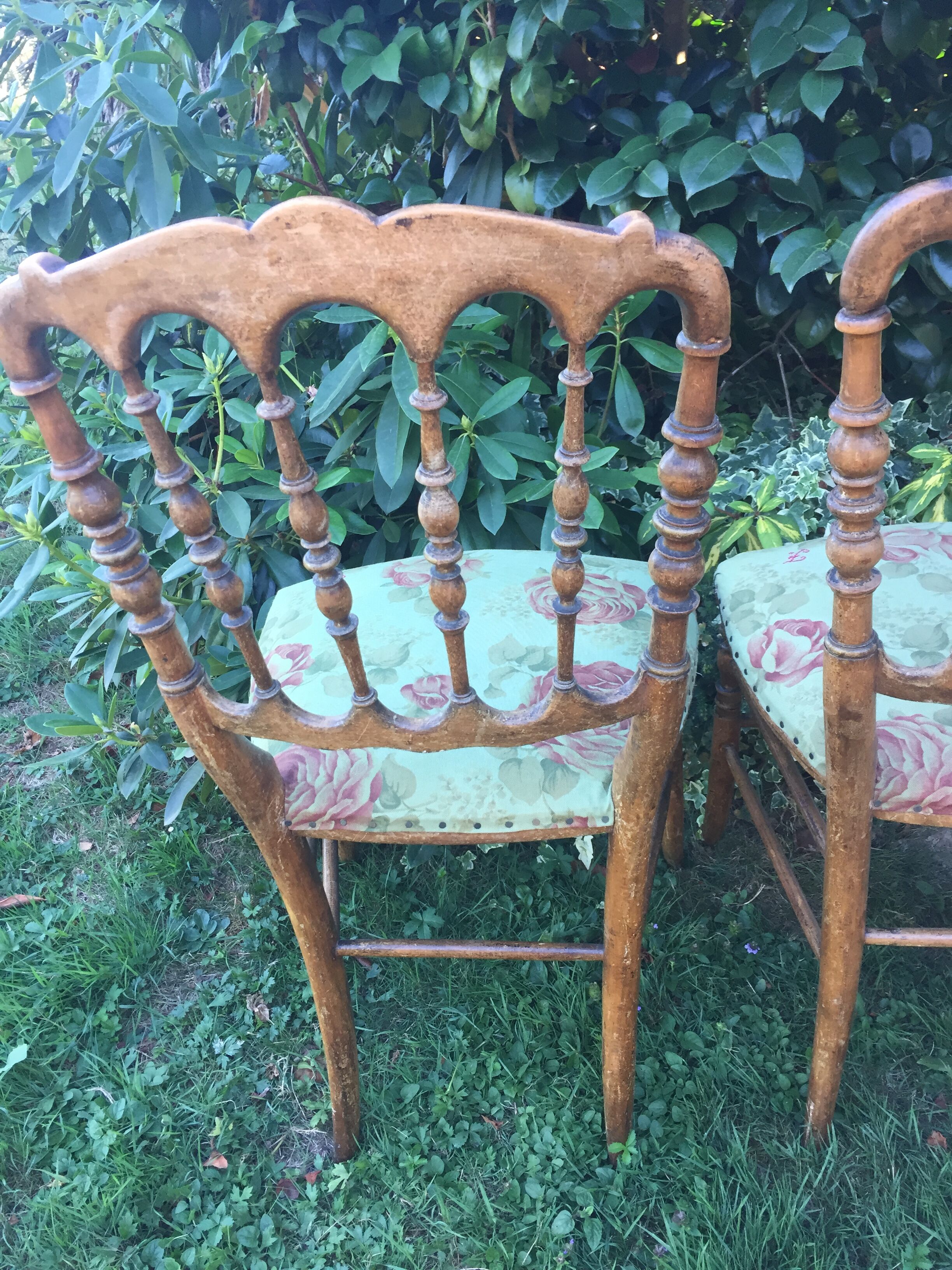Paire de chaise ancienne style Napoléon