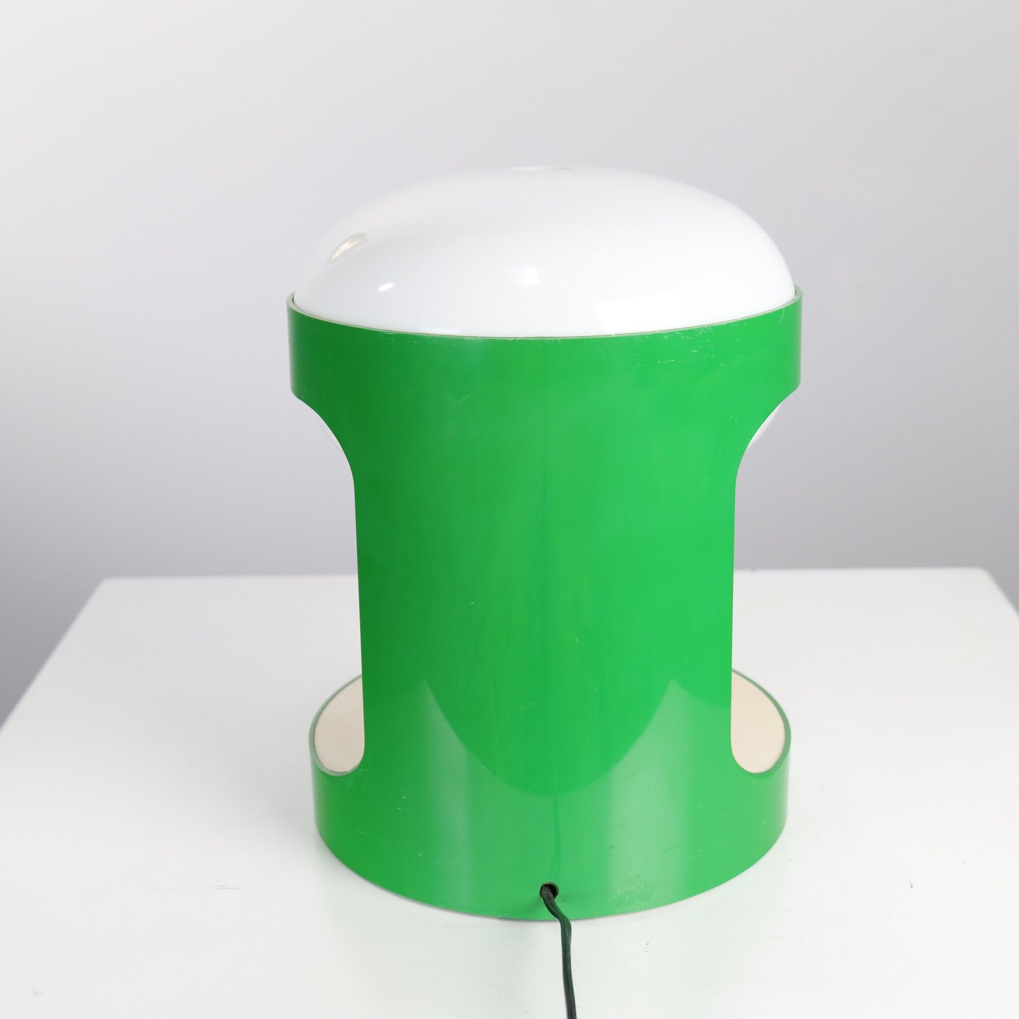 Green KD 29 lamp by Joe Colombo for Kartell