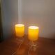 Paire de lampes tubes vintage Orange Pop & Chrome