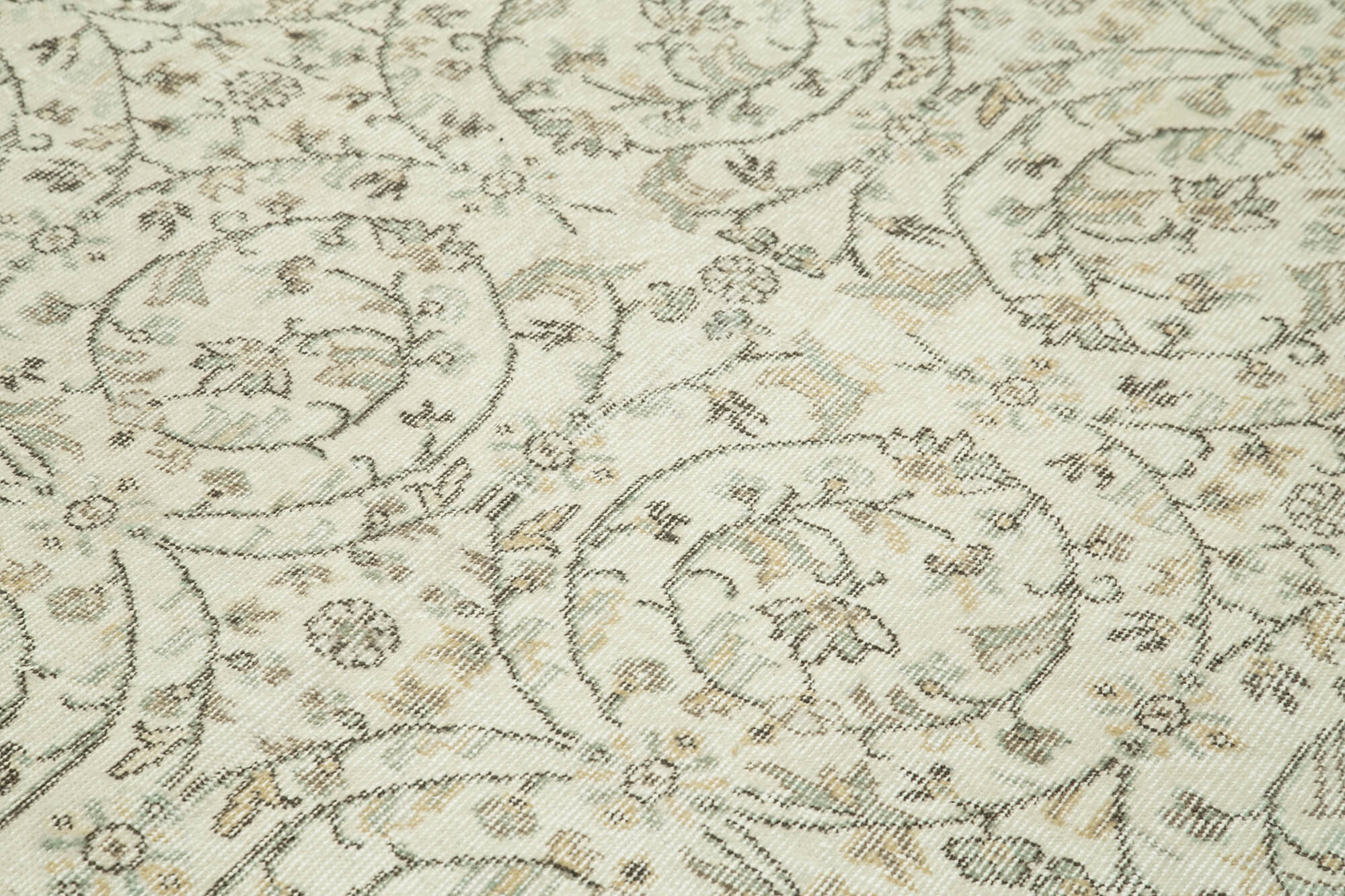 Handmade Unique Oriental Beige Carpet 183 cm x 295 cm - 38952
