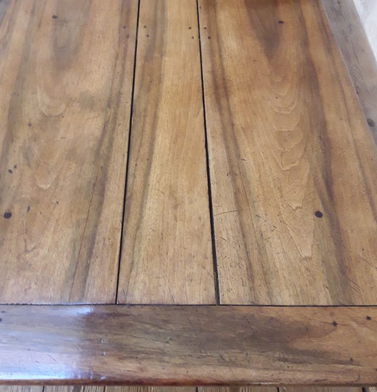 Walnut farmtable, 19th