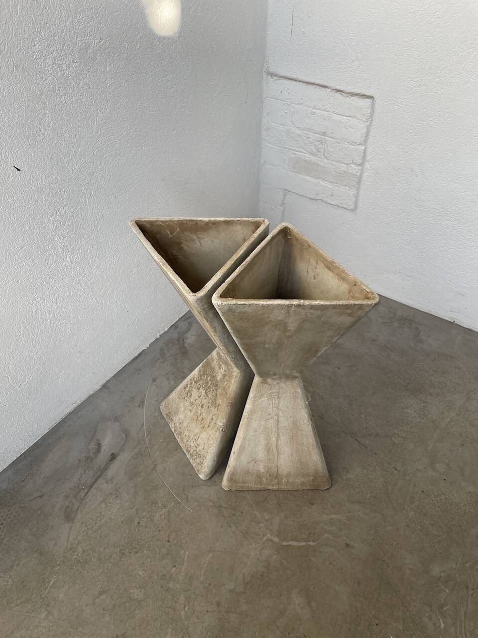Planters jardinières fibrociment triangulaires