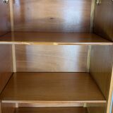 Wood and rattan wardrobe 60'