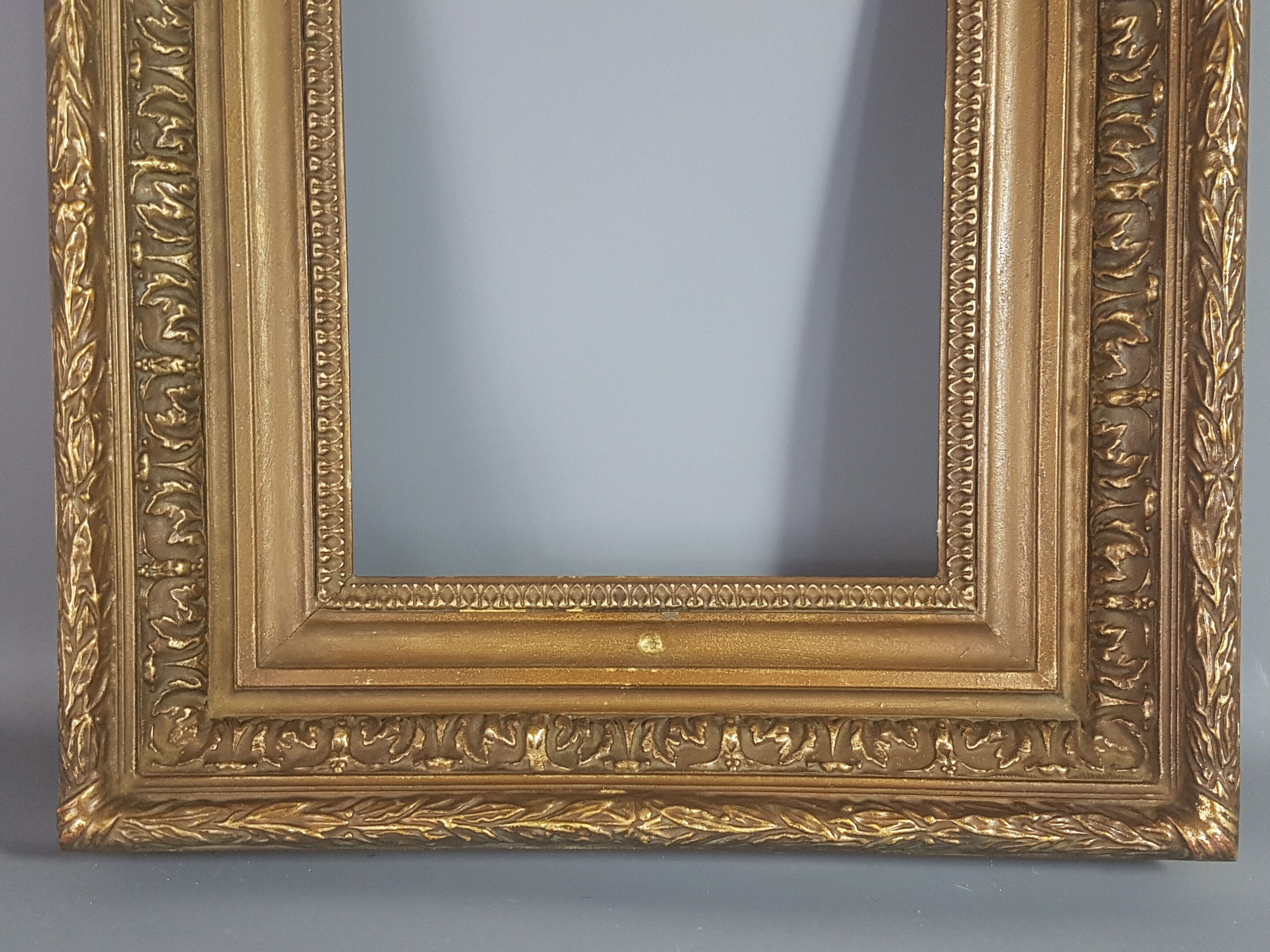 19th century frame with box