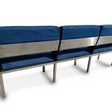 Banc vintage bleu des années 1960 par Roger Tallon