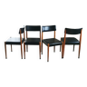 4 vintage Scandinavian chairs, 60s