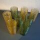 Vintage green anchor hocking soreno iced tea glass