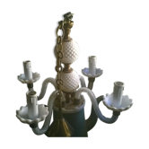 Lustre opaline vintage