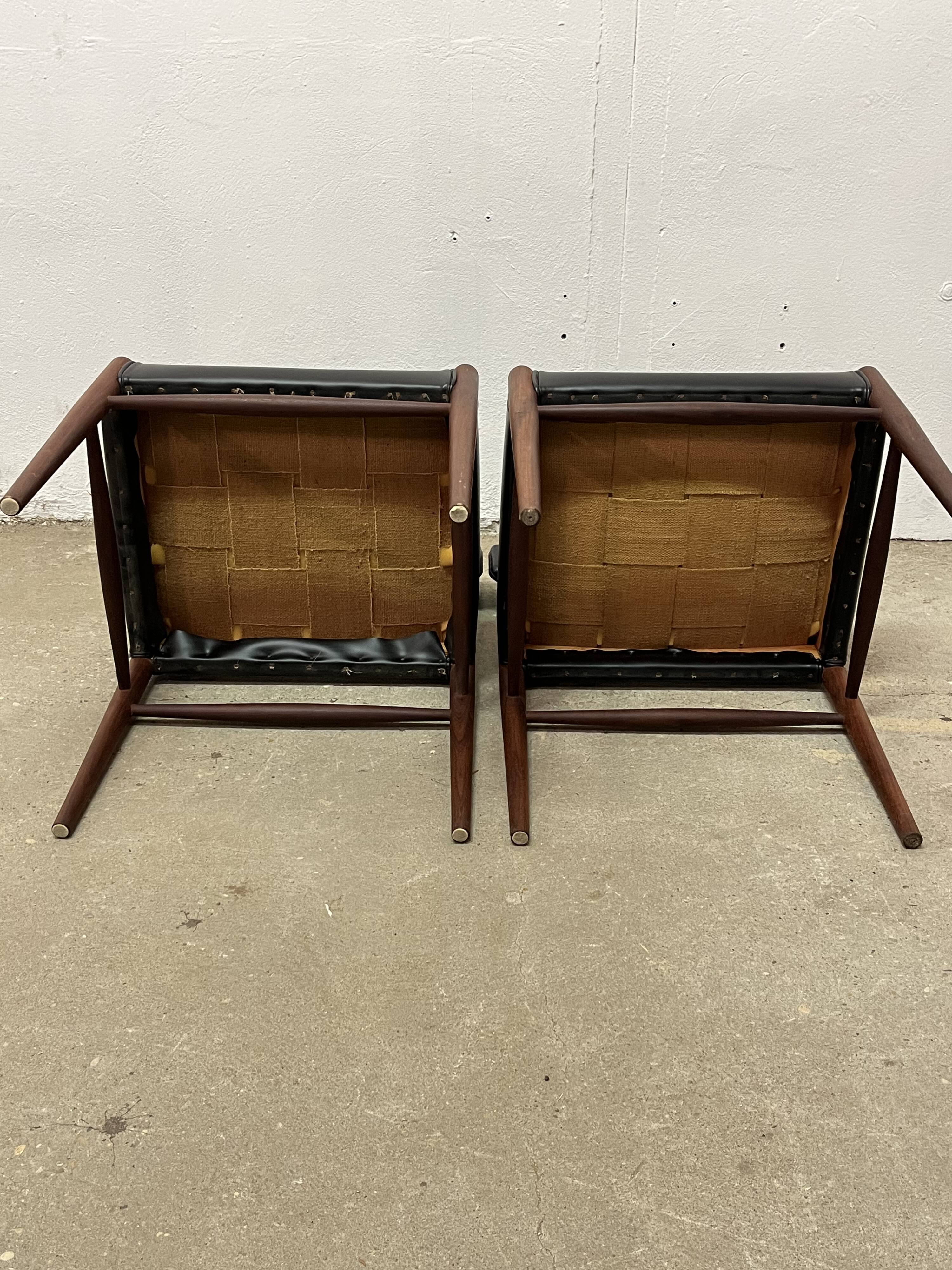Paire de chaises style scandinave