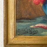 Nature morte sur toile